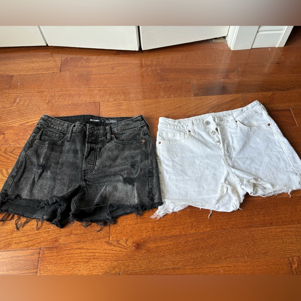 Old Navy high rise OG straight shorts size 6